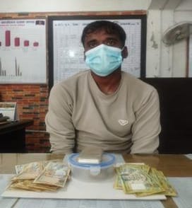 दमकमा लागुऔषधसहित भारतीय नागरिक पक्राउ